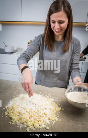 Gnocchi rendendo Foto Stock