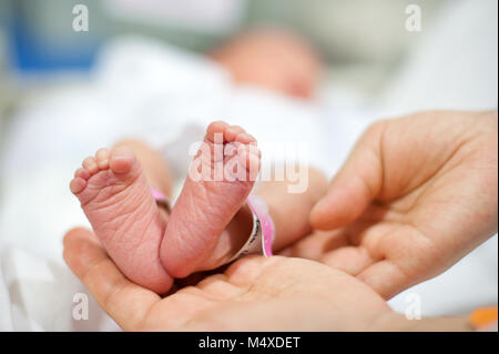 La foto è stata scattata dal neonato per ostetricia e ginecologia Foto Stock