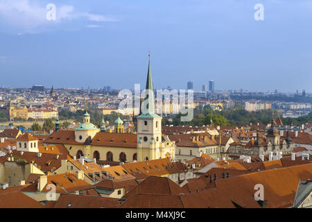 Vista dal ponte di osservazione sulla città vecchia Foto Stock