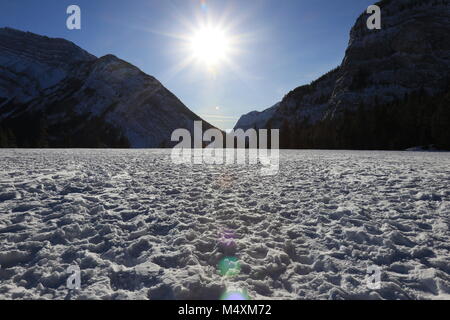 Paesaggio invernale in Canada, il Parco Nazionale di Banff Foto Stock