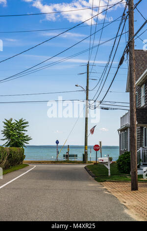 Spiaggia   Westbrook, Connecticut, Stati Uniti d'America Foto Stock