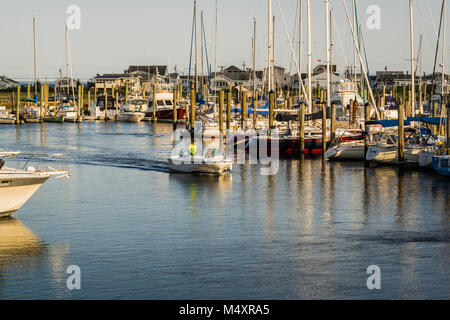 Marina   Westbrook, Connecticut, Stati Uniti d'America Foto Stock