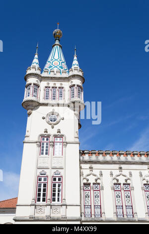 Dettaglio di Sintra City Hall (Portogallo) Foto Stock