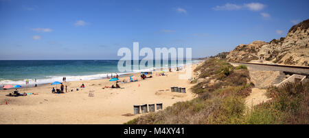 Estate al San Clemente membro Beach Foto Stock