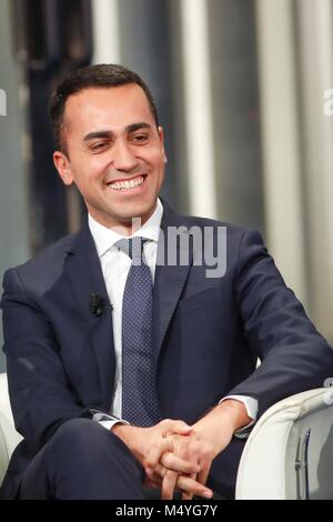 Il leader del Movimento 5 Stelle, Luigi Di Maio presso il talk show "porta a porta", Roma, Italia, 23 gennaio 2018 il credito © Remo Casilli/Sintesi Foto Stock