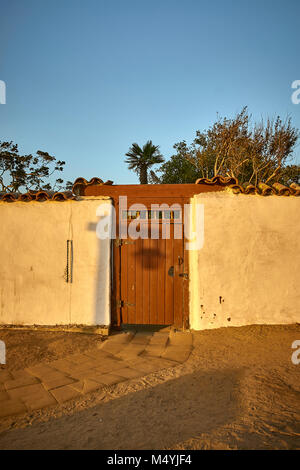 Spagnolo in stile hacienda edifici nella citta' vecchia di San Diego, California, Stati Uniti d'America Foto Stock