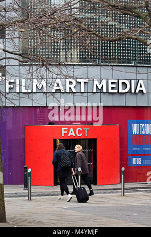 Fatto (Fondazione per l'arte & Tecnologia creativa) è una media Arts Centre in Wood Street Liverpool, UK. hosting progetti di arte e mostre Foto Stock