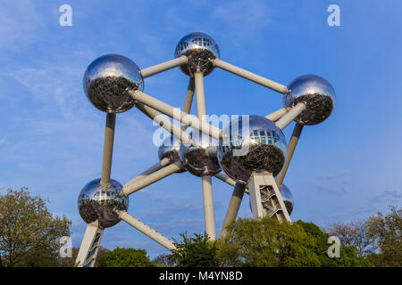 Atomium di Bruxelles Belgio Foto Stock