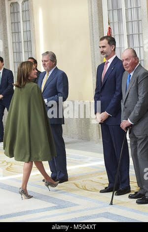 Madrid, Madrid, Spagna. 19 Feb, 2018. Regina Letizia di Spagna frequentare Sport nazionale Awards 2015 al Palazzo Reale di El Pardo on gennaio 23, 2017 a Madrid, Spagna. Credit: Jack Abuin/ZUMA filo/Alamy Live News Foto Stock