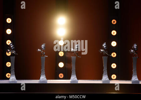 Berlino, Germania. 19 Feb, 2018. European Shooting Stars 2018 Cerimonia di Premiazione al 68esimo Festival Internazionale del Cinema di Berlino / Berlinale 2018 a Berlinale-Palast il 19 febbraio 2018 a Berlino, Germania. Credito: Geisler-Fotopress/Alamy Live News Foto Stock