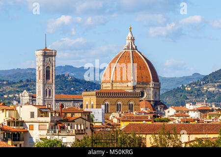 Cattedrale di Santa Maria del Fiore a Firenze Foto Stock