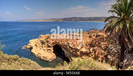 Costa di La Jolla Cove nella California del Sud Foto Stock