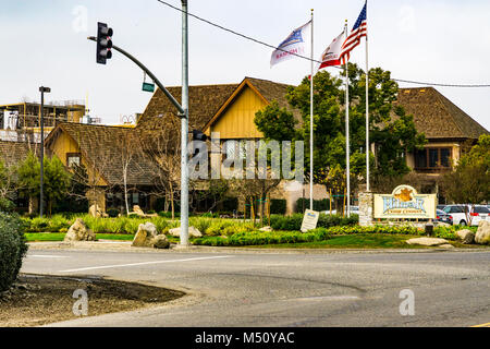 Il HIllmar Cheese Company in Hillmar California USA Foto Stock