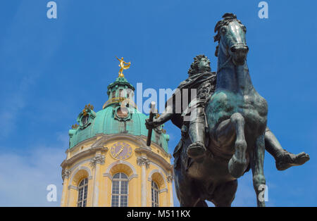 Castello di Charlottenburg di Berlino, capitale della Germania Foto Stock