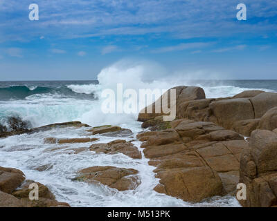 La baia di incendi Tasmania costa orientale Foto Stock