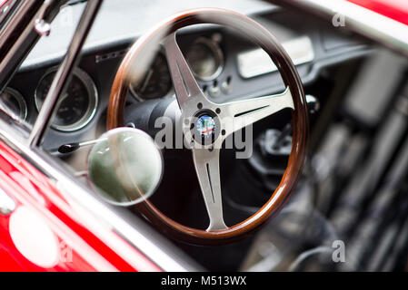 Rossa Alfa Romeo Giulia Spider GT Foto Stock