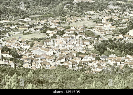 Piccola città in Portogallo Foto Stock