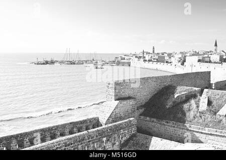 Vecchio porto in Israele Foto Stock