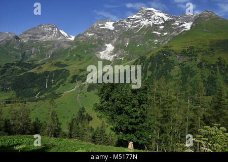 Glocknergroup; Alpi; Austria; Europa; Foto Stock