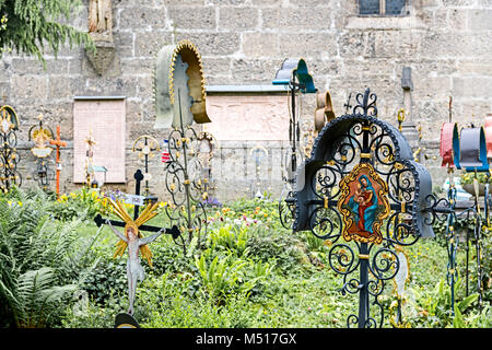 Salisburgo (Austria): il Cimitero di San Pietro; Friedhof an der San Pietro Kirche Foto Stock