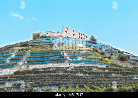 Castello Staufen im Breisgau Foresta Nera in Germania Foto Stock