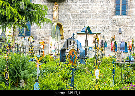 Salisburgo (Austria): il Cimitero di San Pietro; Friedhof an der San Pietro Kirche Foto Stock