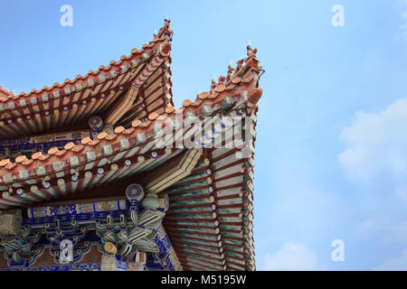 Antica architettura cinese, tempio Foto Stock