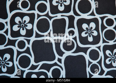 Dettaglio del tessuto vintage pattern Foto Stock