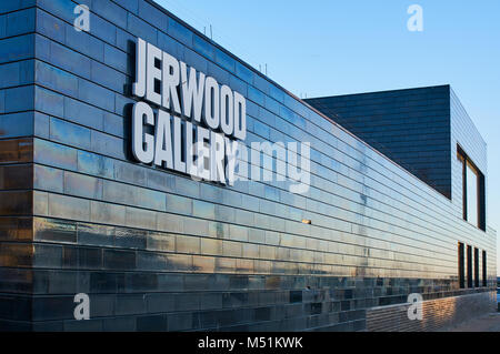 La nuova galleria Jerwood contemporary arts spazio su Stade a Hastings, East Sussex, Regno Unito Foto Stock