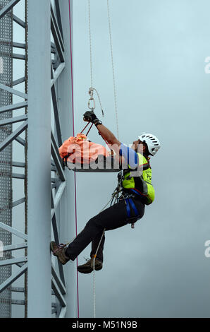 Gendarmeria francese in forze La Reunion Foto Stock