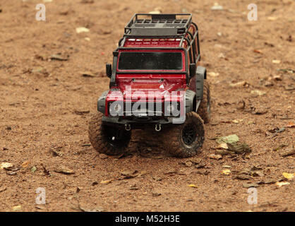 Land Rover Defender fuoristrada Foto Stock