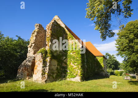 Chiesa in Gusow, Gusow-Platkow, Brandeburgo, Germania Foto Stock