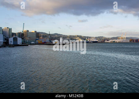 Queens Wharf, Auckland in Nuova Zelanda Foto Stock