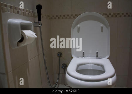 Wc e bidet wc acqua spray Foto Stock