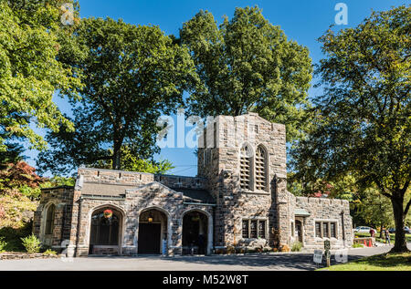 Di Sleepy Hollow nel cimitero di Sleepy Hollow, New York, è il cimitero di numerose figure famose, inclusi Washington Irving, la cui storia " La leggenda di Foto Stock