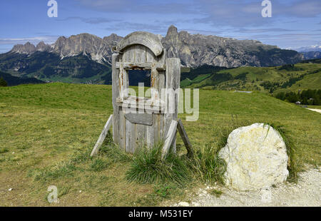 Alpi dolomitiche; Alto Adige; Italia; Foto Stock