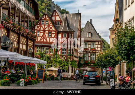 Bacharach in Germania Foto Stock