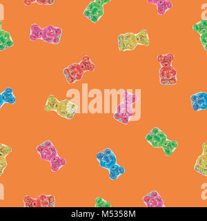 Colore Modello orsi - Illustrazione Foto Stock