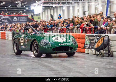 1953 RGS Atalanta Jaguar, HBL 845 sul display al London Classic Car Show & motorismo storico Show internazionale in Excel Foto Stock