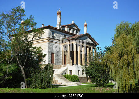 Villa Foscari, chiamato "la Malcontenta", Andrea Palladio architetto 1559, a Mira vicino a Venezia in Italia Foto Stock