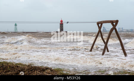 Tempesta Herwart anteriore Foto Stock