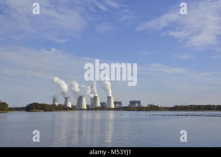 Jaenschwalde Power Station Foto Stock