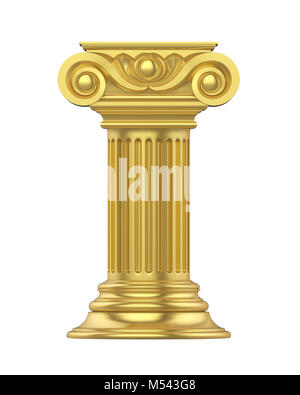 Colonne classiche isolato Foto Stock