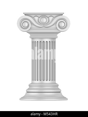 Colonne classiche isolato Foto Stock