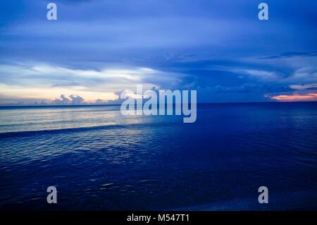 Sanibel Island, Florida - tramonto sulla spiaggia Foto Stock