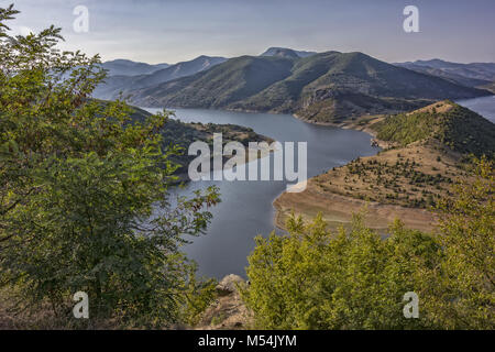 Curve di fiume Foto Stock