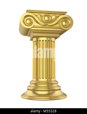 Colonne classiche isolato Foto Stock