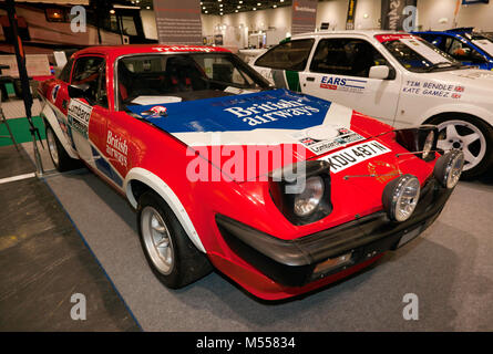 Un trionfo TR7 V8 Rally Car, sul display a 2018 London Classic Car Show Foto Stock