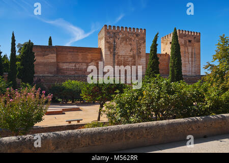 Alhambra Palace a Granada Spagna Foto Stock