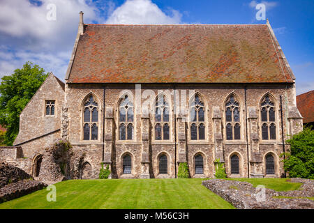 College Chapel St Augustine's Abbey, il più antico monastero benedettino in Canterbury Kent Inghilterra meridionale, Regno Unito. Patrimonio mondiale dell UNESCO Foto Stock